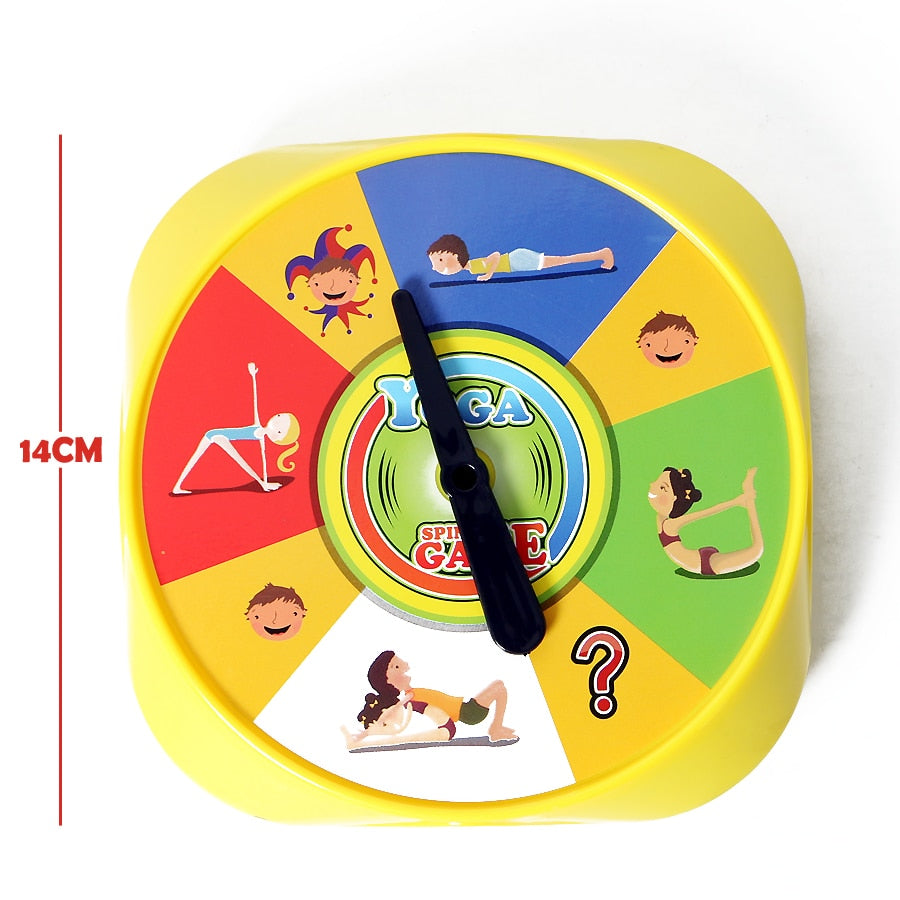 Family Spin & Yoga Pose Game Board.