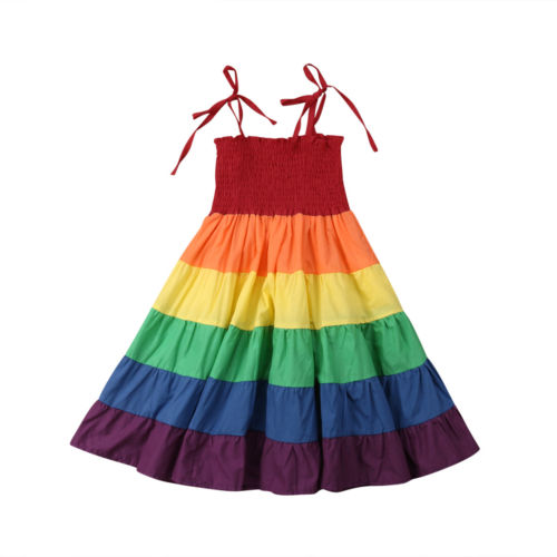 Rainbow Sundress, 2T-6T.